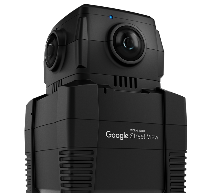 This is the iris360, the only 360 camera built with Google.